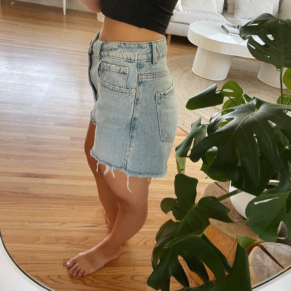 High waisted Denim Shorts - Picture 5 of 8